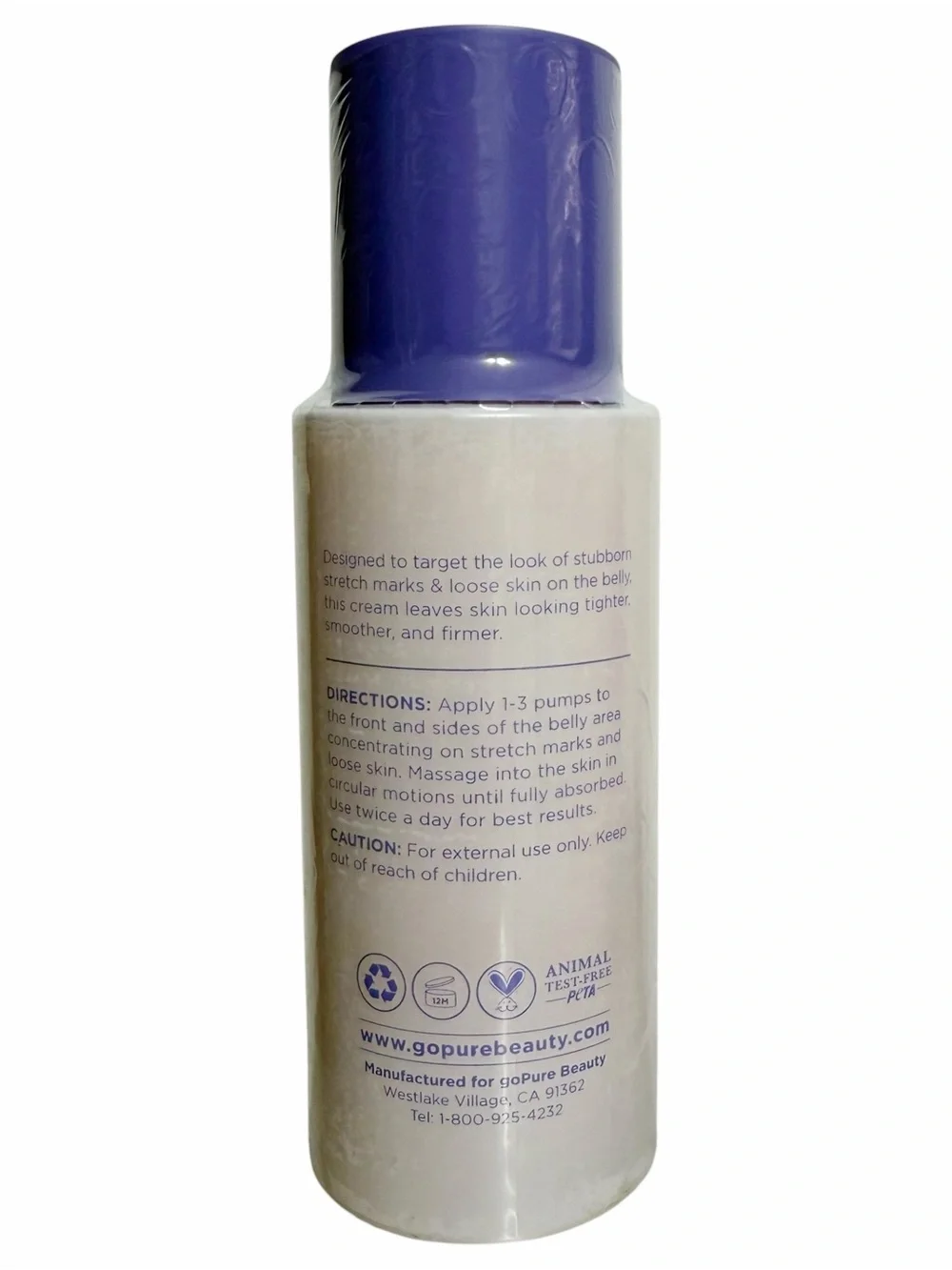 GOPURE Tighten & Smooth Belly Cream ~ Exp 12/2027 ~ New / Sealed